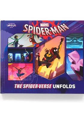 现货 蜘蛛侠 平行宇宙抽拉立体书 英文原版 Spider-Man: The Spider-Verse Unfolds
