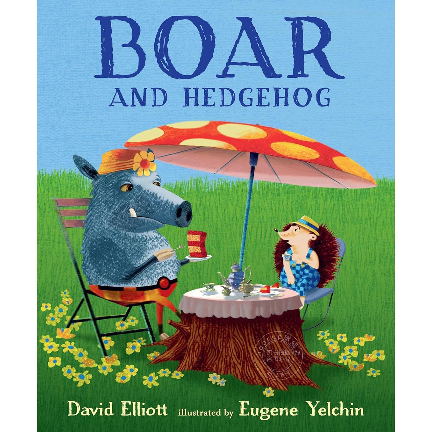 野猪与刺猬 动物童话故事 儿童绘本 大卫·埃利奥特 David Elliott 英文原版 Boar and Hedgehog 4-8岁