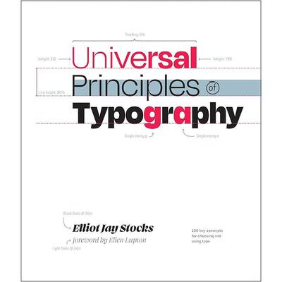 字体设计通用原则 英文原版 艺术画册Universal Principles of Typography: 100 Key Concepts for Choosing and Using Type