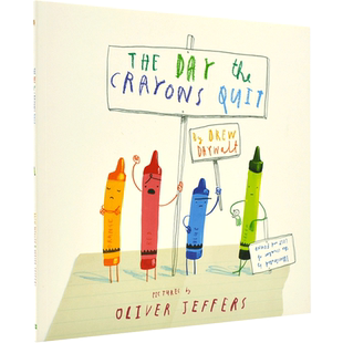 现货 英文原版 小蜡笔大罢工 儿童绘本 平装 The Day The Crayons Quit（4—6岁）