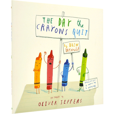 现货 英文原版 小蜡笔大罢工 儿童绘本 平装 The Day The Crayons Quit（4—6岁）