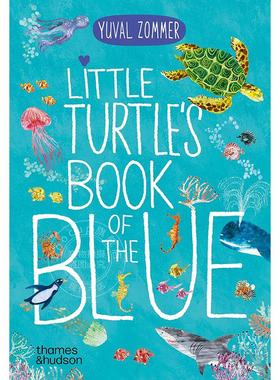 小海龟的蓝色之书 儿童科普绘本故事书 英文原版 Little Turtle's Book of the Blue 0-4岁