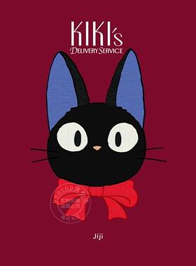 现货 魔女宅急便 吉吉的毛绒日记本 吉卜力周边 英文原版 Kiki's Delivery Service: Jiji Plush Journal