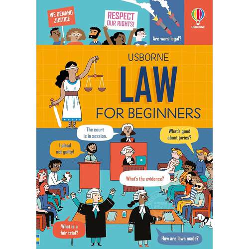 初学者的法律 科普读物 Usborne出版社 Hall Rose 英文原版 Law for Beginners 10-13岁