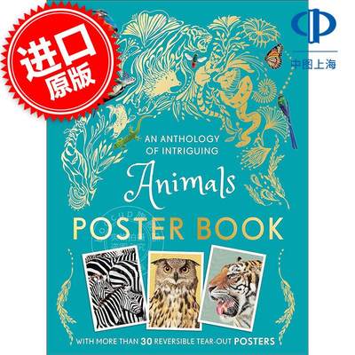 现货 DK有趣动物集海报书 儿童科普读物 英文原版 An Anthology of Intriguing Animals Poster Book 7+