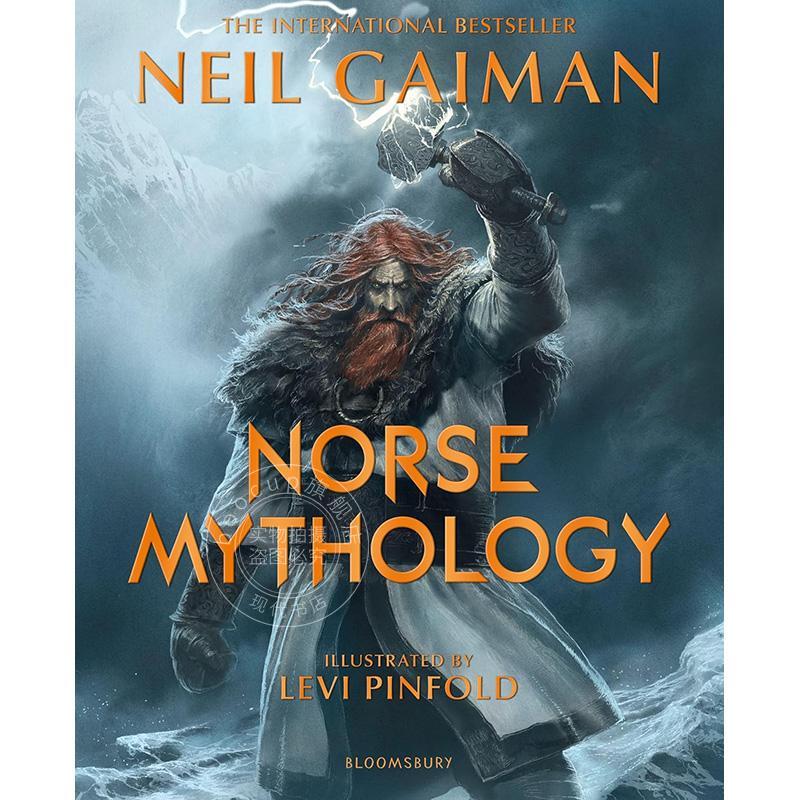 北欧神话插画版 尼尔盖曼 Neil Gaiman 英文原版 Norse Mythology Illustrated 10+岁