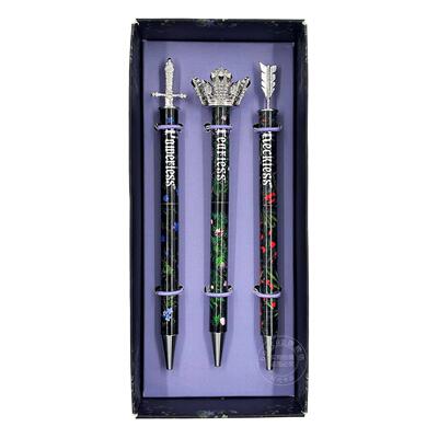 预售 劳伦·罗伯茨：无力三部曲圆珠笔套装 文创周边 英文原版 Lauren Roberts: Powerless Trilogy Pen Set