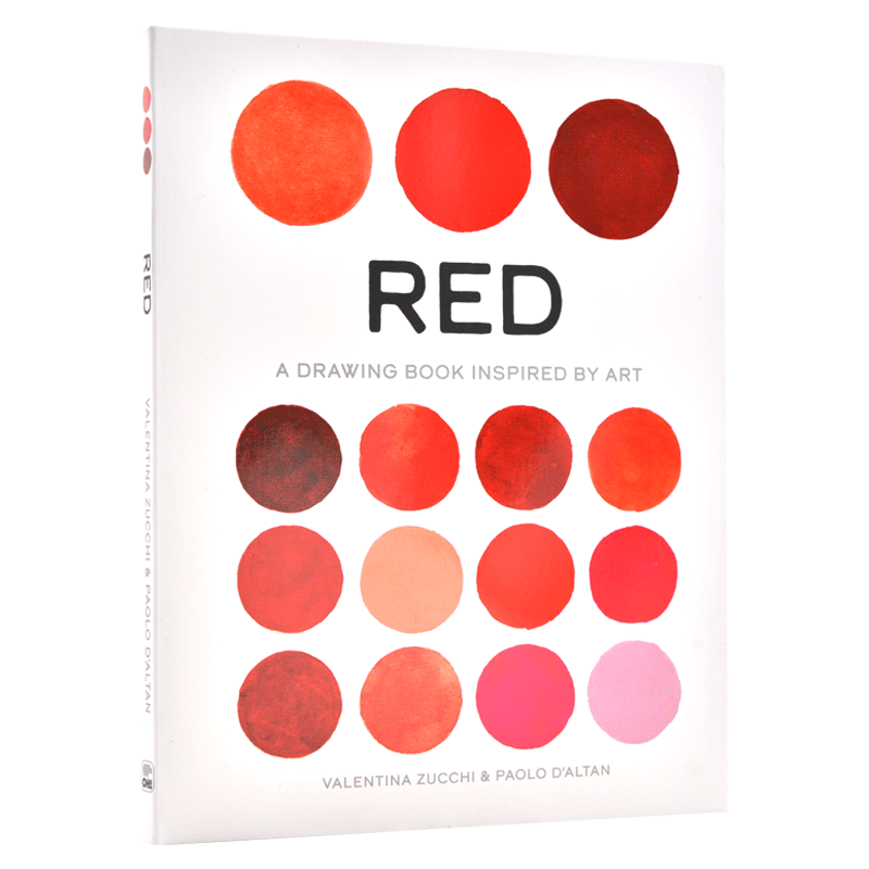 红色:图画启发艺术 英文原版 Red : A Drawing Book Inspired by Art 瓦伦蒂娜·祖奇 艺术色彩画集 画册