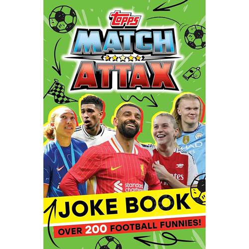 Match Attax 足球球星卡笑话书 英文原版 Match Attax Joke Book 7-12岁