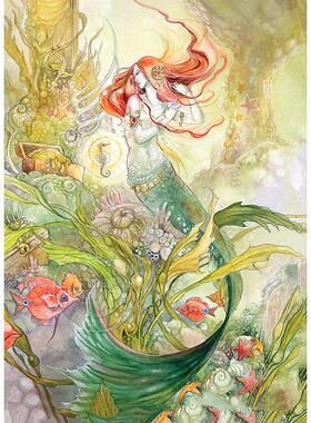 美人鱼 1000片拼图 文创周边 Peter Pauper Press 英文原版 Puzzle Mermaid