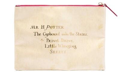 现货 霍格沃茨录取通知书附件袋哈利波特周边 英文原版 Hogwarts Acceptance Letter Accessory Pouch