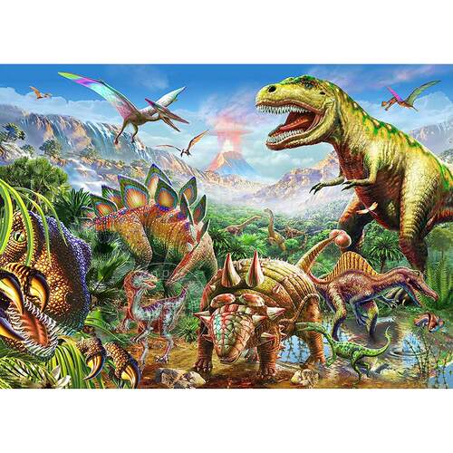 恐龙世界1000片拼图 文创周边 Peter Pauper Press 英文原版  Puzzle Dinosaur World