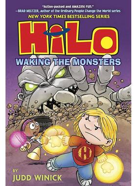 希罗系列第4册：唤醒怪物 儿童读物图画书 Judd Winick 英文原版 Hilo Book 4: Waking the Monsters 7-10岁