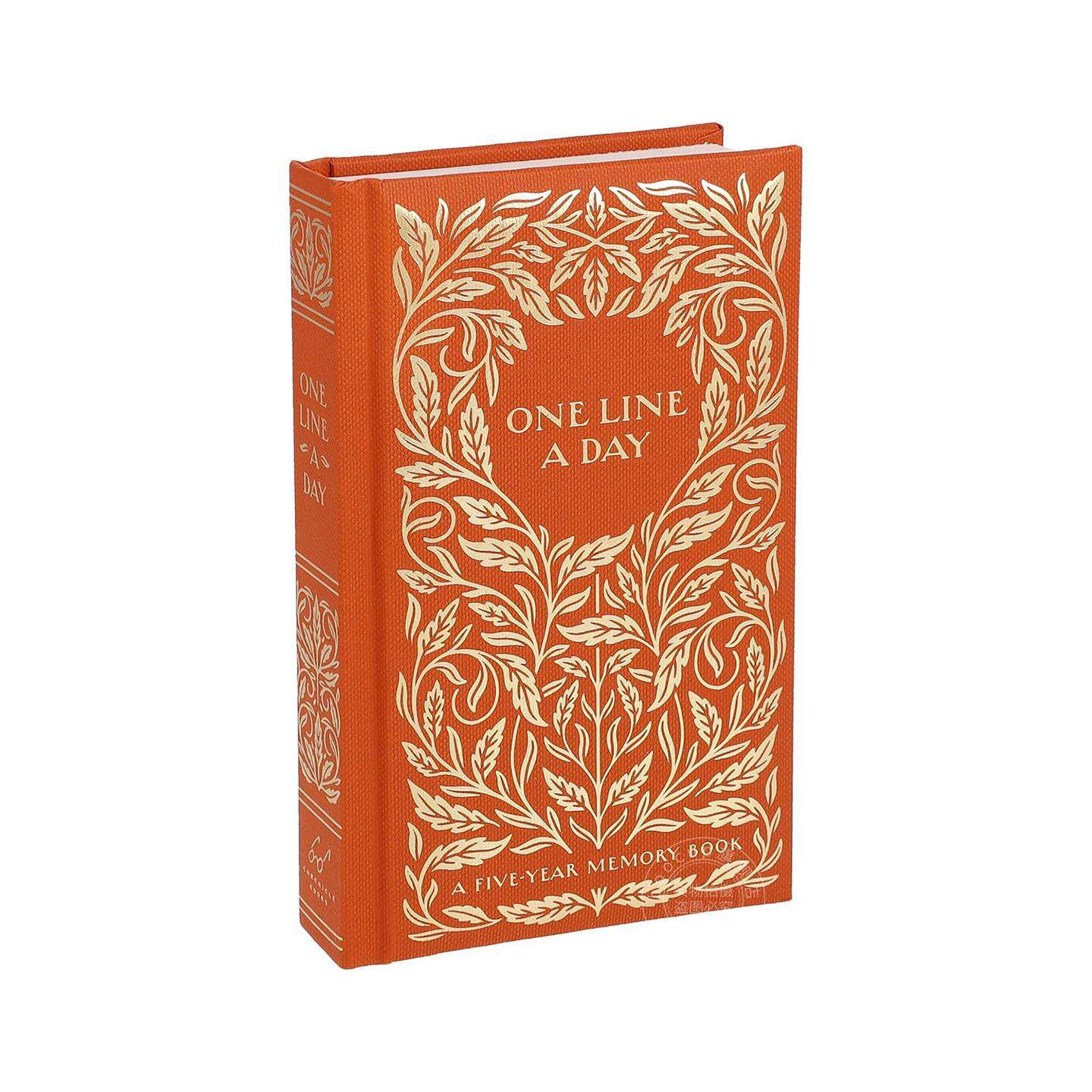 每日一笔:镀金五年手帐 文创周边 英文原版 Gilded One Line a Day: A Five-Year Memory Book