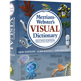 现货 英文原版 Merriam Webster's Visual Dictionary Second Edition 韦氏图解词典字典 图片词典 **版 升*版 New Edition