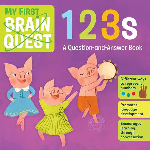 大脑任务数字123 儿童数字认知启蒙书 英语绘本 英文原版 My First Brain Quest 123s 1-3岁