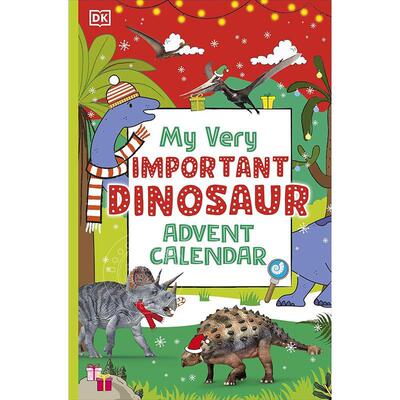 现货 我的非常重要的恐龙降临节日历 儿童科普读物 英文原版 My Very Important Dinosaur Advent Calendar 5-9岁