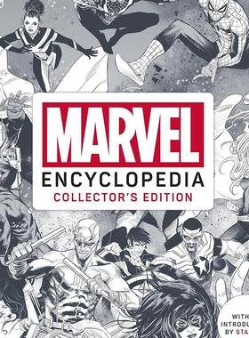 漫威百科全书珍藏版 漫威漫画人物百科设定 精装 斯坦李Stan Lee惊奇队长复仇者联盟 DK出版社英文原版 Marvel Encyclopedia Colle
