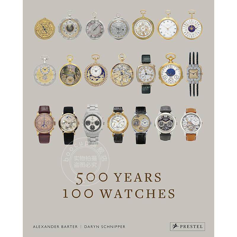预售 500年100块手表 腕表收藏艺术画集 英文原版 500 Years, 100 Watches