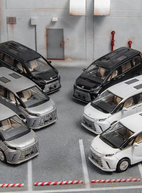 DCT 1/64 雷克萨斯LM2 白色 黑色 银色 合金汽车模型