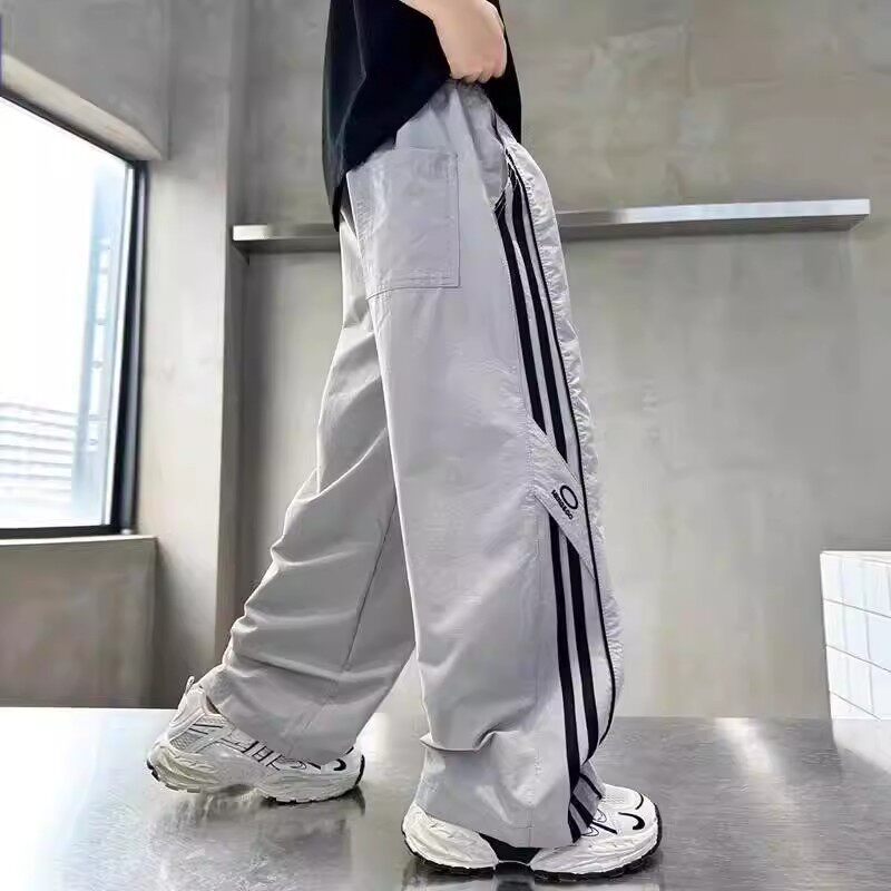 2026新款男童裤子春夏款夏装儿童防蚊裤夏季薄款大童运动裤男孩潮