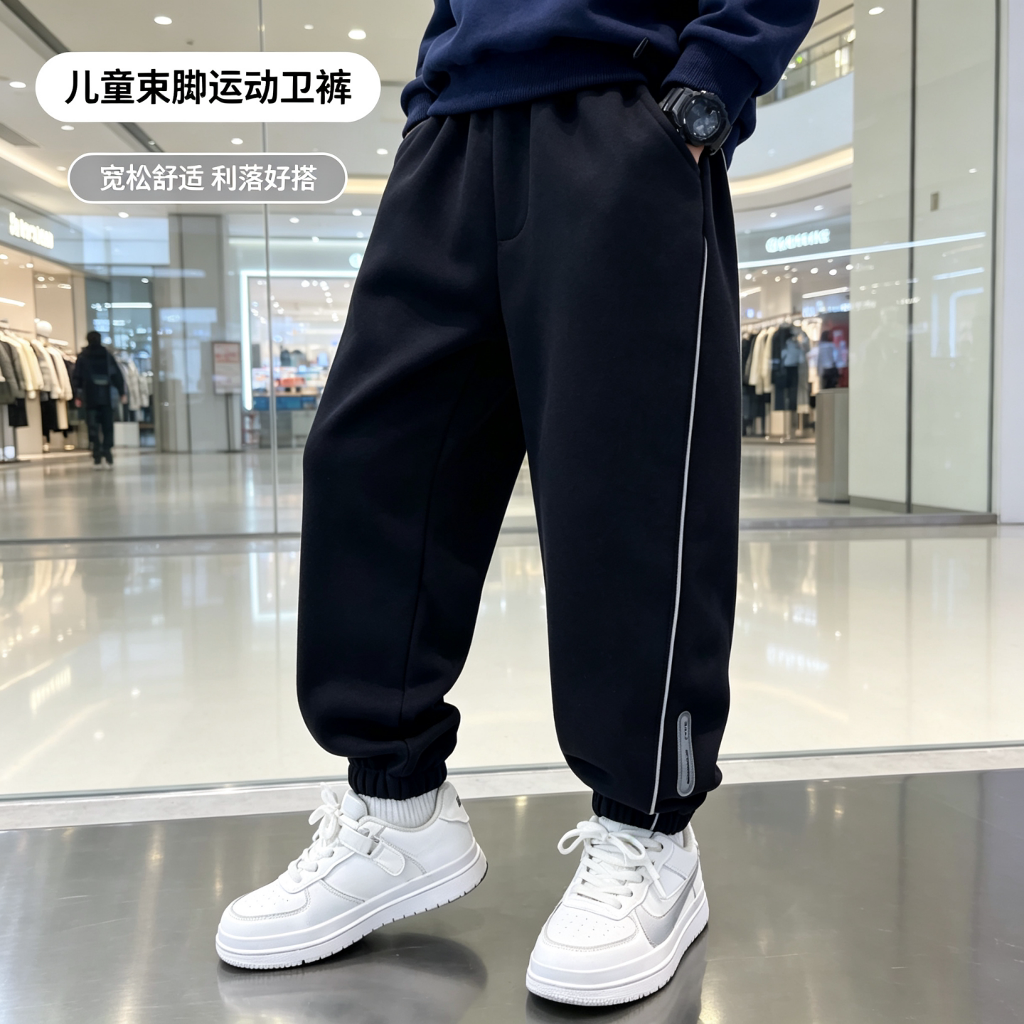 儿童装男童运动裤子春秋韩版