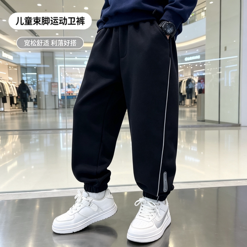 儿童装男童运动裤子春秋韩版
