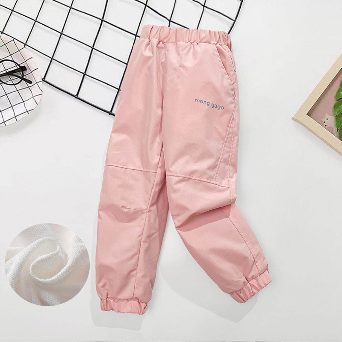 儿童防风裤男女童冲锋裤子春季户外中大童宝宝学生运动裤2026新款