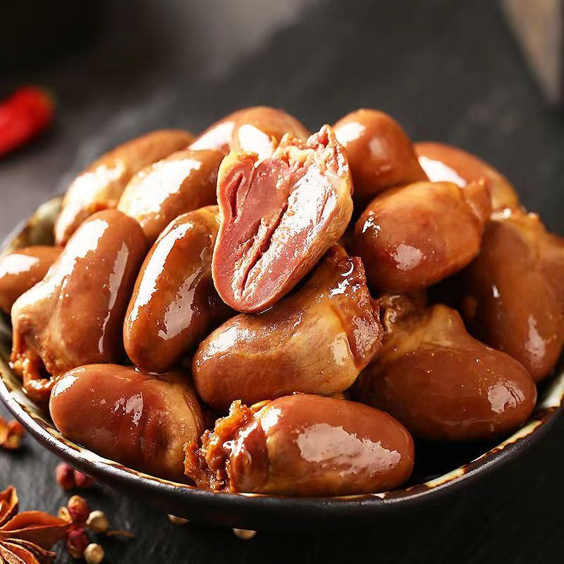 辣么爽鸭心开袋即食鸭肉类熟食麻辣味小零食小吃卤味解馋休闲食品