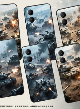 适用vivoY17手机壳Y17s防摔V2350黑色viviY19高级Y22S商务硝烟弥漫简约V2027保护套Y21S硅胶Y29时尚软壳