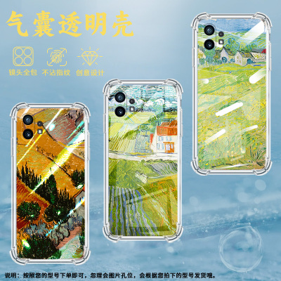 适用Nothingphone1手机壳稻田风景CMFPhone1气囊壳Phone2APlus防摔NothingPhone2A高级感phone2保护套