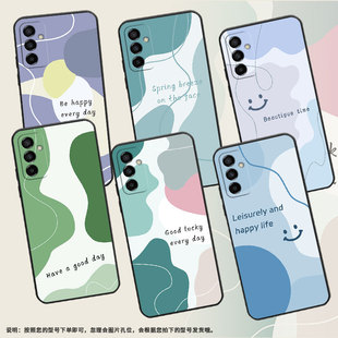 适用三星M10S手机壳M04三色拼接SM M145F黑色M20硅胶M21s保护套 M105F全包samsungM02s磨砂壳M13防摔爆SM