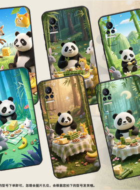 适用小米civi手机壳civi2超薄竹林聚餐Xiaomi耐磨Civi3保护套POCOX7商务小米Note10Lite硅胶M1910F4E软壳