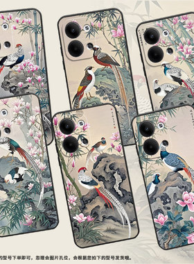 适用OPPOReno3Pro手机壳CPH2109耐磨白腹锦鸡保护套Reno9全包边Reno5Pro+硅胶PJH110商务Reno12Pro磨砂壳