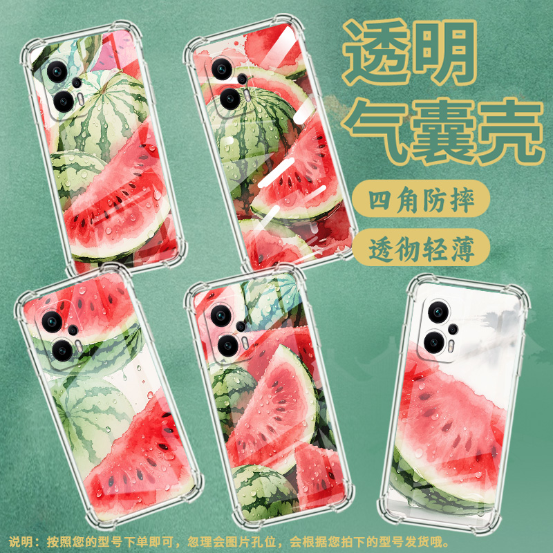 适用谷歌Pixel2手机壳Pixel2XL大西瓜谷歌Pixel3时尚Pixel3XL大西瓜谷歌Pixel3A气囊壳防摔保护套