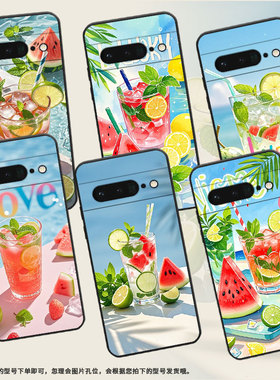 适用谷歌PixeL6Pro手机壳GLUOG全包GooglePixel7Pro保护套GP4BC西瓜薄荷冰PixeL6Pro不掉色高级简约磨砂壳