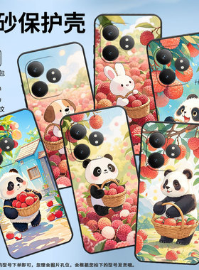 适用RealmeGT5Pro手机壳GTNeo6高级真我GT6防摔RMX3115全包边荔枝兔子硅胶Neo6se商务X7Pro至尊版磨砂壳