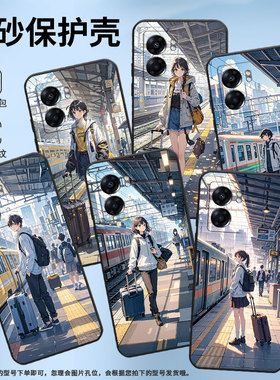 适用OPPOA57手机壳4G2022国外PFTM20硅胶0pp0A58x黑色CPH2577高级A74/A77S防摔5G轻薄A60离开的城市保护套