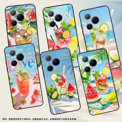 适用荣耀X60GT手机壳NIC-AN00全包400Pro防摔AGI-AN00西瓜薄荷冰荣耀Magic7RSR商务X70耐磨PPG-AN00保护套