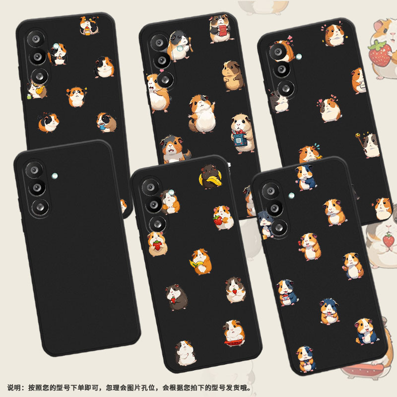 适用小米PocoX6Neo国外版气囊手机壳PocoM2ReloadedQ版豚鼠手机壳PocoM2四角防摔XiaomiPocoX4NFC保护套