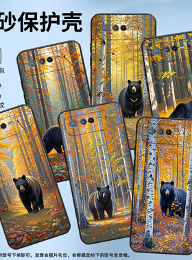 适用华硕ROG6手机壳AI2201_D全包ROG6Pro软壳AsusROGPhone8耐磨ROG8Pro成年黑熊AI2205_C硅胶ROG9保护套