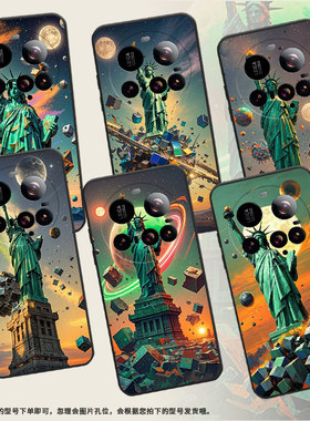 适用小米15sPro手机壳civi5Pro防摔XiaomiPOCOM7全包边自由女神像POCOC71耐磨25028PC03I轻薄15Ultra保护套