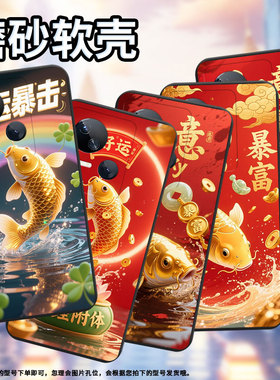 适用传音TecnoSpark10手机壳高级Spark10C中国风锦鲤磨砂壳TecnoSpark10Pro时尚潮流KI5m防摔保护套