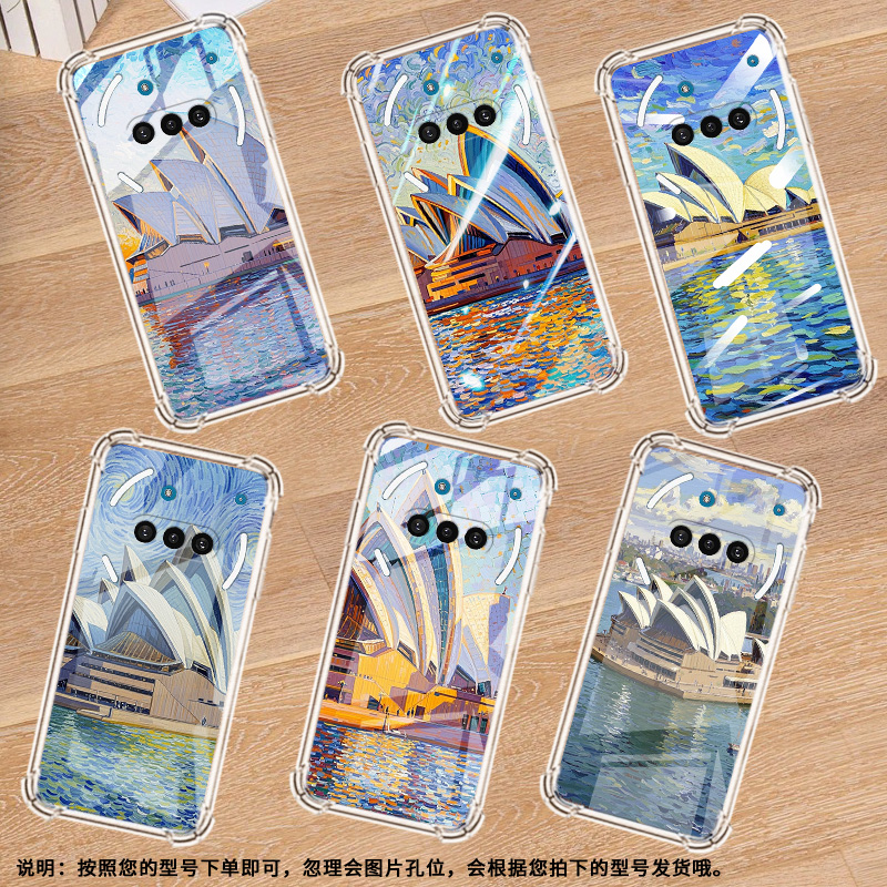 适用NothingPhone3APro手机壳Phone3A悉尼歌剧院气囊壳Phone3中国风NothingPhoneCMF2Pro硅胶防摔保护套