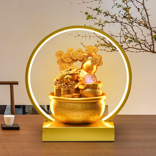 桌面流水摆件招财乔迁开业礼品