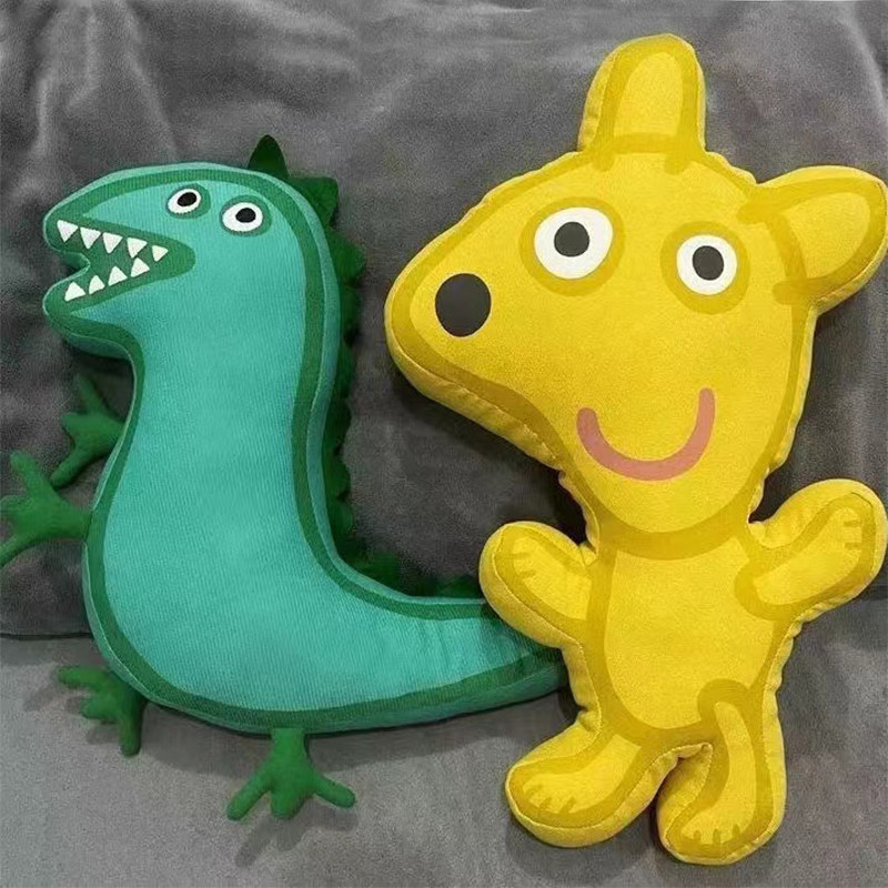 小猪佩奇泰迪熊乔治的恐龙先生毛绒公仔玩具偶布娃娃女生男孩抱枕