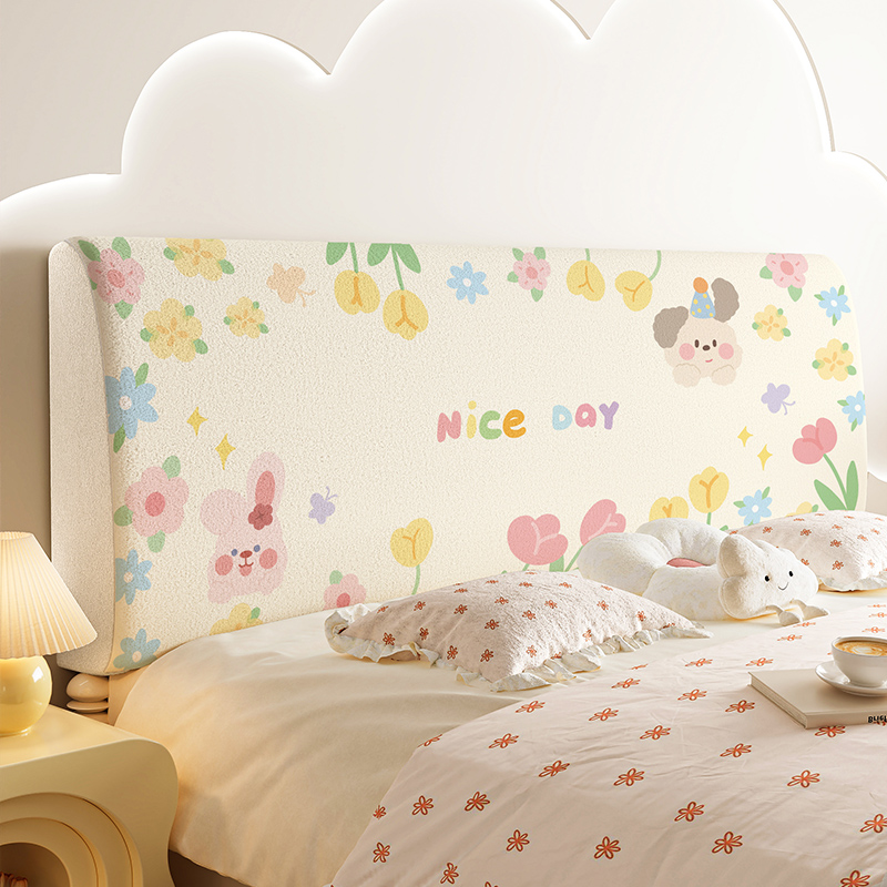 奶油风床头套罩2025新款四季通用