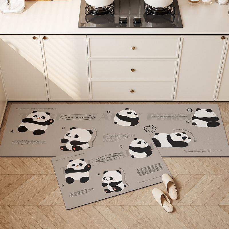 厨房地垫l形防滑防油可擦免洗