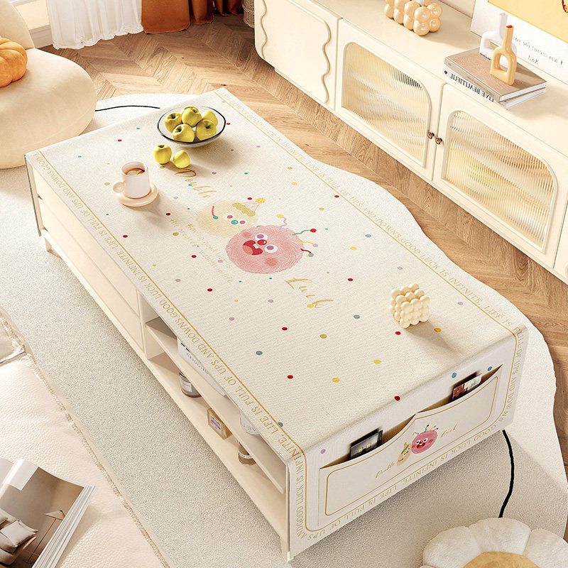 轻奢高级感茶几桌布ins风长方形家用布艺鞋柜盖布电视柜餐桌台布,居家布艺,桌布,淘宝优惠券,粉丝福利购,淘宝优惠卷