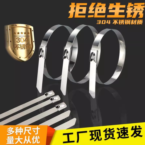 304不锈钢扎带抗老化耐腐蚀